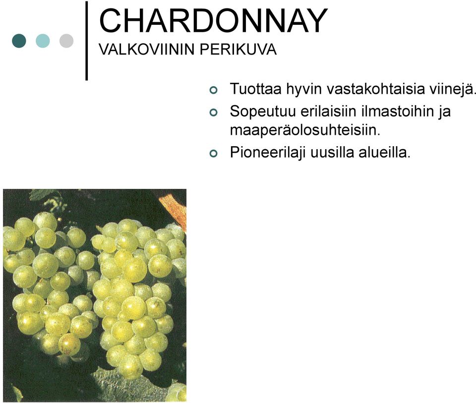 Sopeutuu erilaisiin ilmastoihin ja