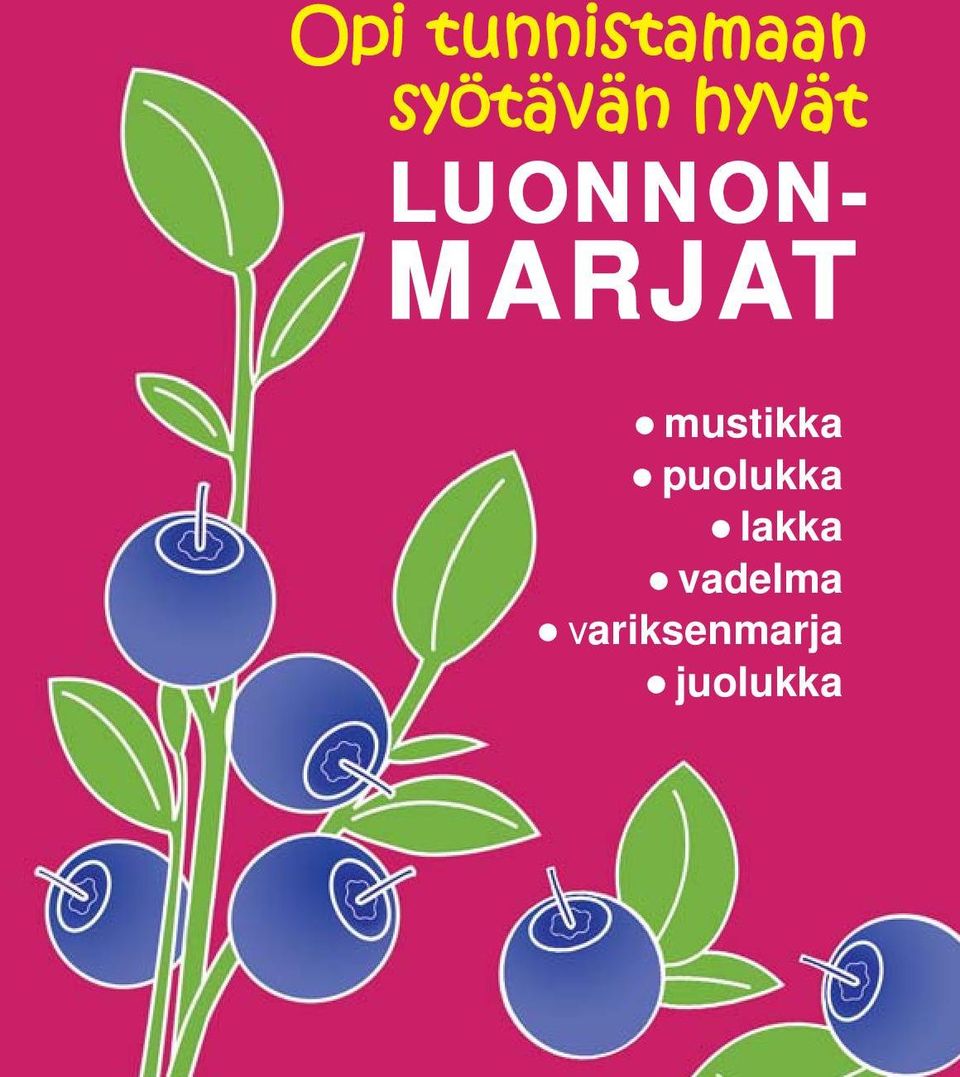 mustikka puolukka lakka