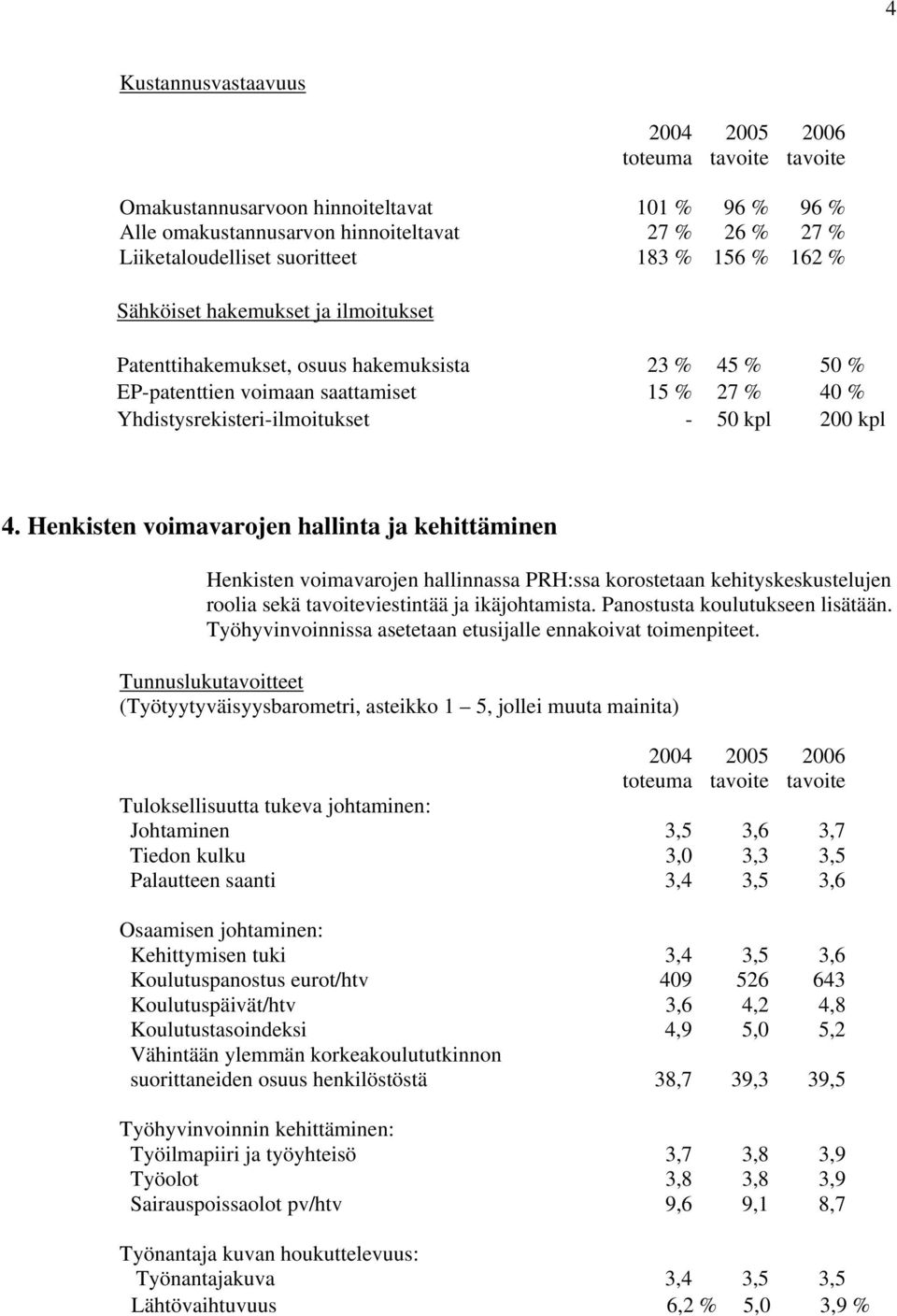 Henkisten voimavarojen hallinta ja kehittäminen Henkisten voimavarojen hallinnassa PRH:ssa korostetaan kehityskeskustelujen roolia sekä tavoiteviestintää ja ikäjohtamista.