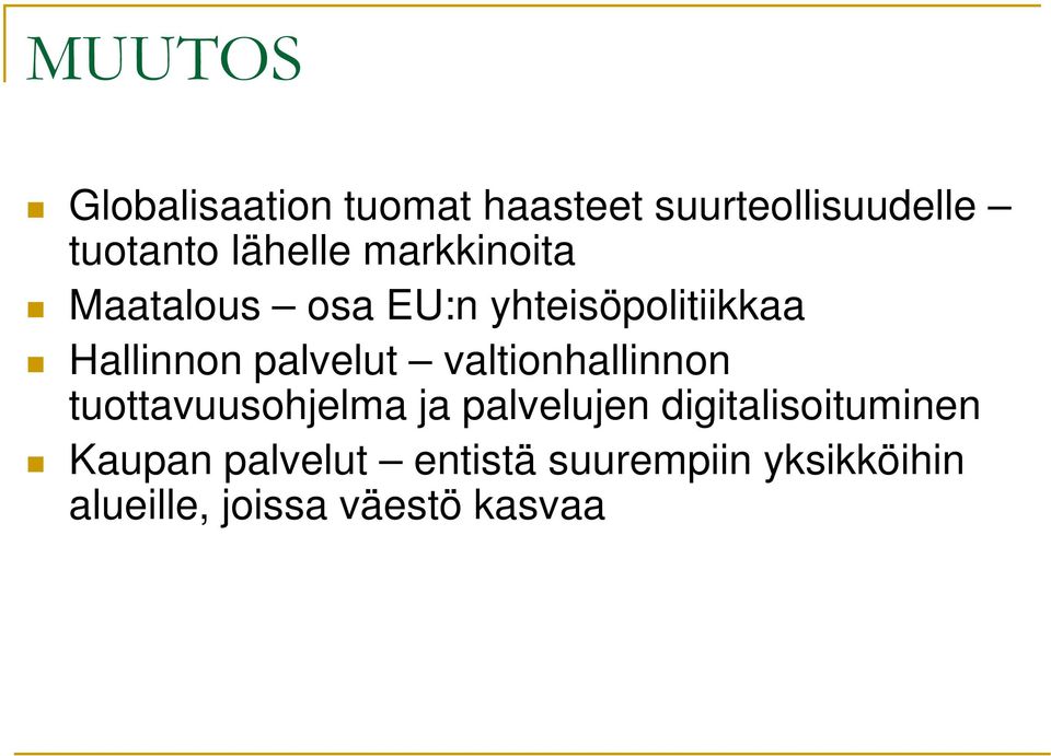 palvelut valtionhallinnon tuottavuusohjelma ja palvelujen