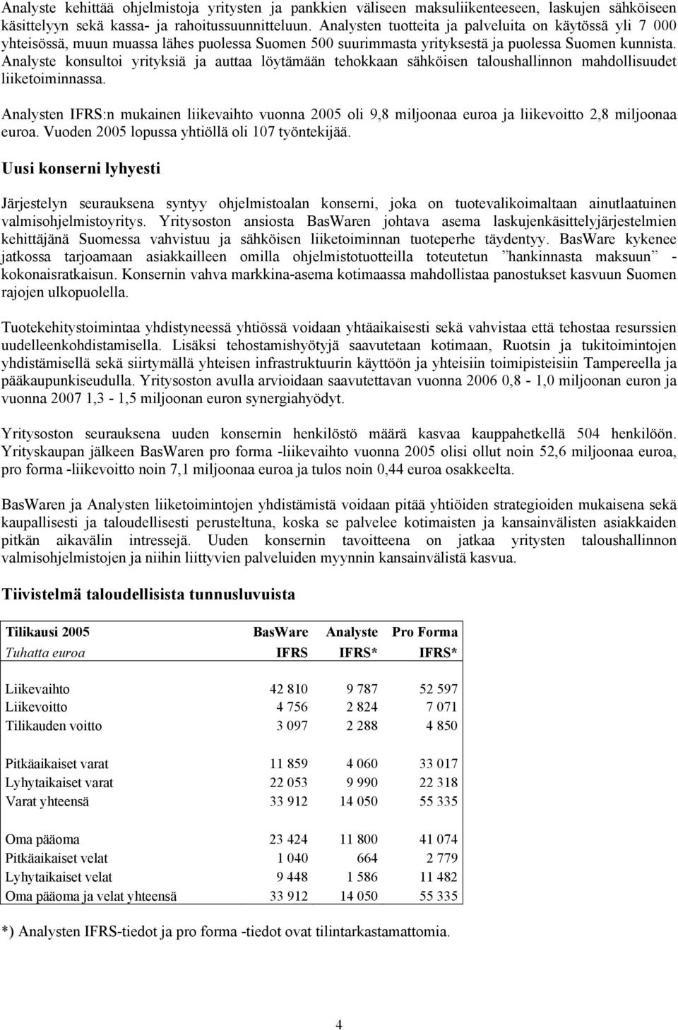 Analyste konsultoi yrityksiä ja auttaa löytämään tehokkaan sähköisen taloushallinnon mahdollisuudet liiketoiminnassa.