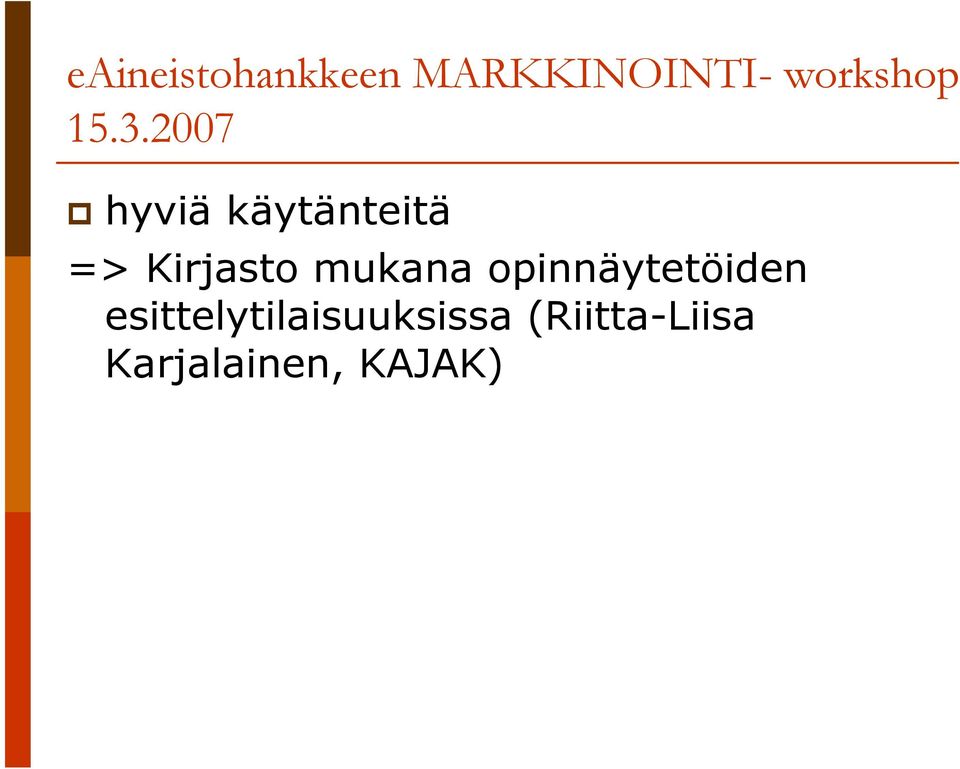 opinnäytetöiden