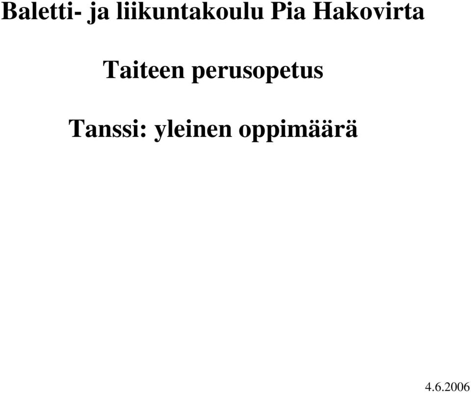 Hakovirta Taiteen