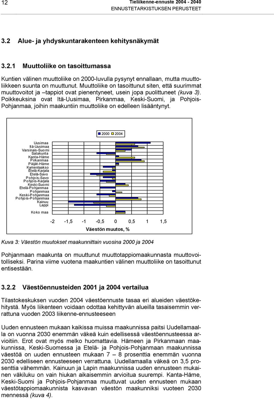 Poikkeuksina ovat Itä-Uusimaa, Pirkanmaa, Keski-Suomi, ja Pohjois- Pohjanmaa, joihin maakuntiin muuttoliike on edelleen lisääntynyt.