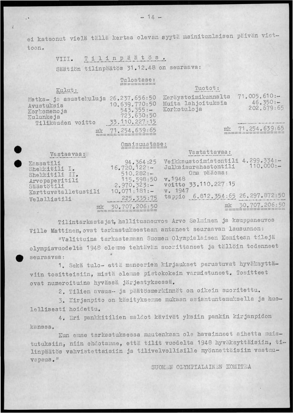 Arvopapri tili Säästötili Karttuvatalltustili Tulostas: ========== -»-.... ~ 1..Q~_ ~? 7.: 15 ni'.{ 71. 254-.. 639 ~ 65 ================= Omais uus tas: ============= 94. 364:25 16. 720. 122 ~ - 510.