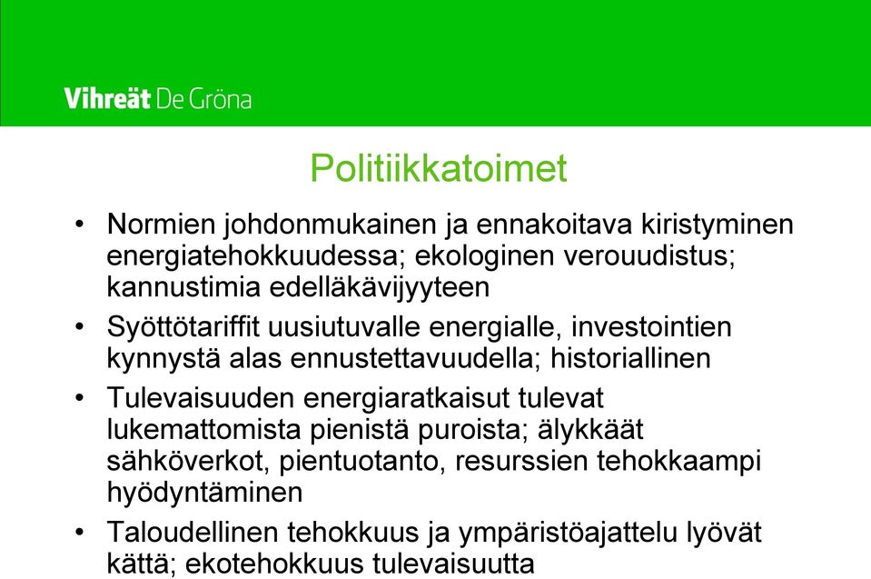 historiallinen Tulevaisuuden energiaratkaisut tulevat lukemattomista pienistä puroista; älykkäät sähköverkot,