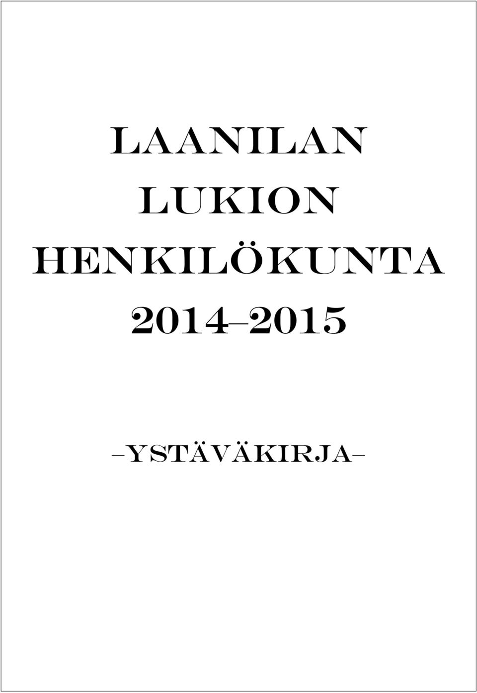 henkilökunta