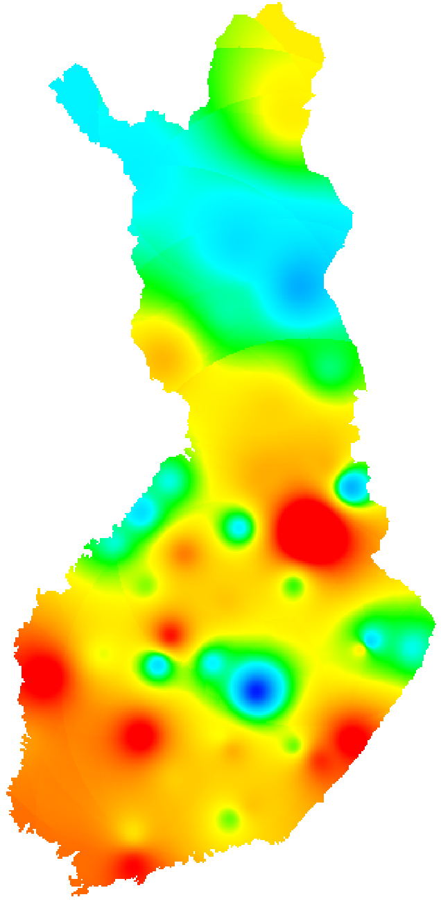 16 Kevään 2008 kelirikon vaikeusennuste MÄÄRITYKSET JA LASKELMAT Routaantumisajat pakkaskauden alusta tammikuun loppuun (RA T ) olivat Pohjois-Lapissa selvästi keskimääräistä lyhyempiä ja