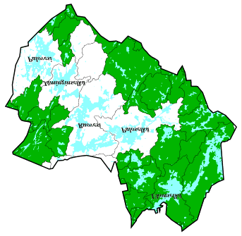 Kalastusalueen raja Vesistöalueen raja Jokirapualue Valuma-aluerajat Suomen ympäristökeskus Vesistöt Maanmittauslaitos, lupa nro 004/PISA/2002 091/PISA/2001 Kuva 3.