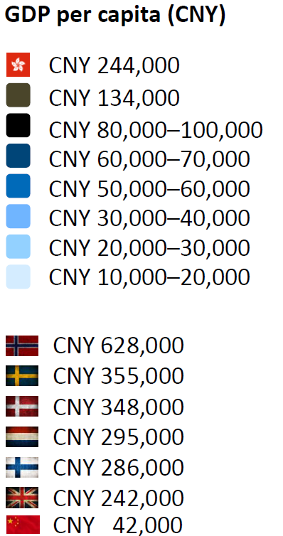 China Regional GDP Source: