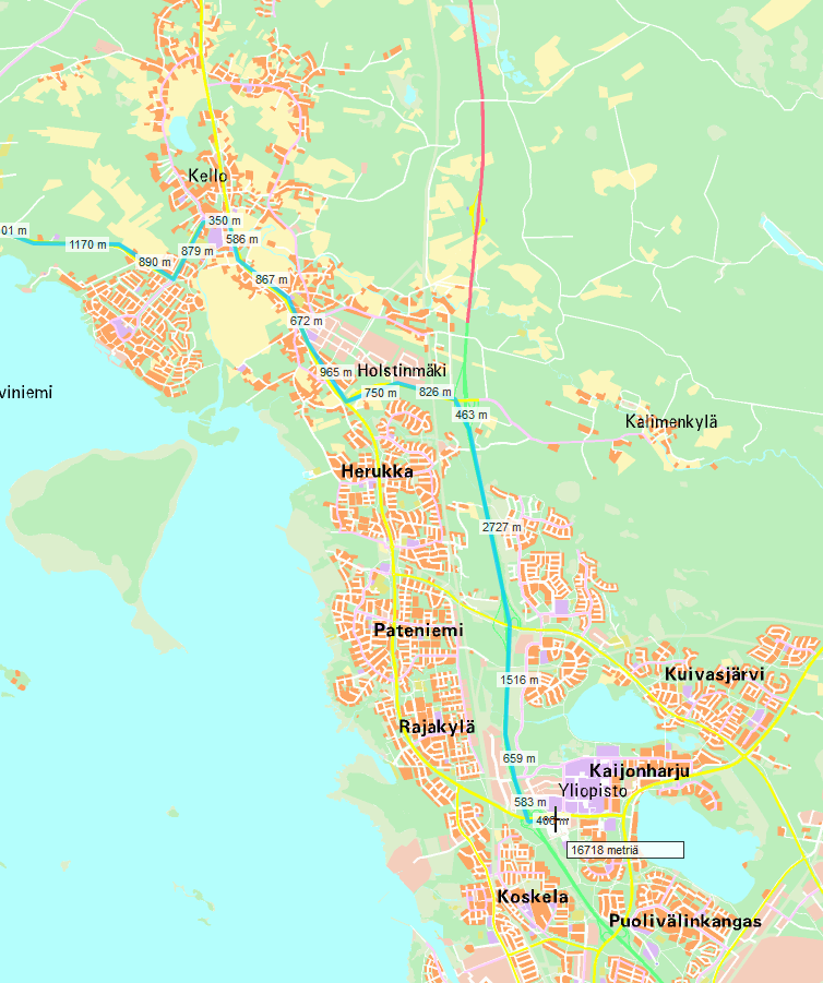 Sivu 100 Liite 6 Hämeenjärven vertailu Haukiputaan merenrannan loma-asuntoalueisiin: vetovoimaisuustarkastelu ja arvio loma-asuntojen muuttumisesta ympärivuotiseen asumiseen Alueiden vetovoimaisuus