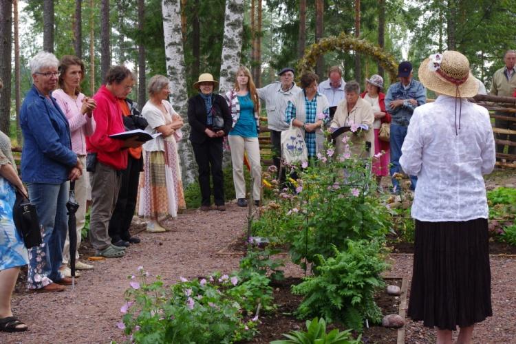 Wendlan puutarha Esittelee Jokioisten kartanon vanhoja kasvikantoja: 30 erilaista