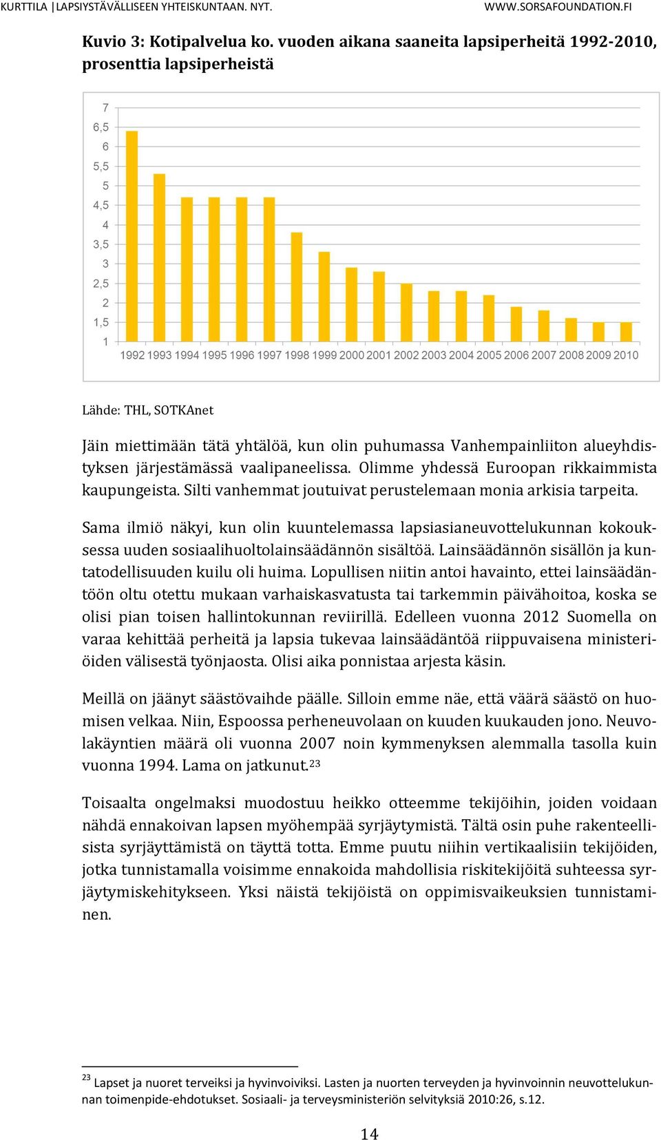 vaalipaneelissa. Olimme yhdessä Euroopan rikkaimmista kaupungeista. Silti vanhemmat joutuivat perustelemaan monia arkisia tarpeita.