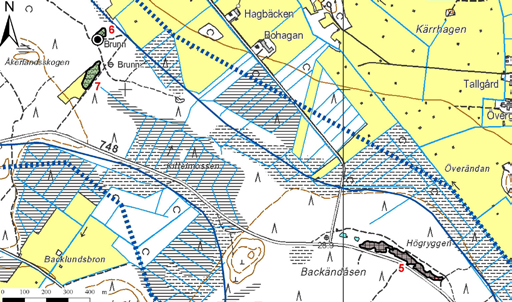 Storåsenin pohjavesialueelta (kuvat 235-237) kartoitettiin 16 soranottoaluetta, joista ainakin neljällä oli kartoitusajankohtana syksyllä 27 kotitarveottoa (alueet 9, 14, 15 ja 16).