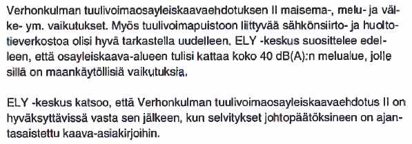 2 (10) LAUSUNNOT Varsinais-Suomen Elinkeino-, liikenne ja ympäristökeskus, 23.11.