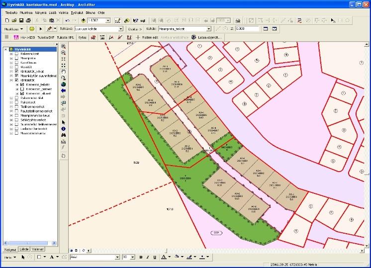 FactaMap/FactaGIS - versiotilanne FactaMap / ArcMap 10.2.