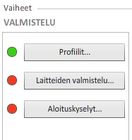 40 Linkin voi manuaalisesti lähettää myöhemmin uudelleen asiantuntijan toimesta henkilötieto-, kysely- sekä päiväkirjatoimintojen kautta jotka löytyvät Vaiheet kohdasta valitsemalla Kartoitukset.