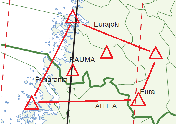 21 paljastivat pisteen sopivuuden satelliittimittaukseen.