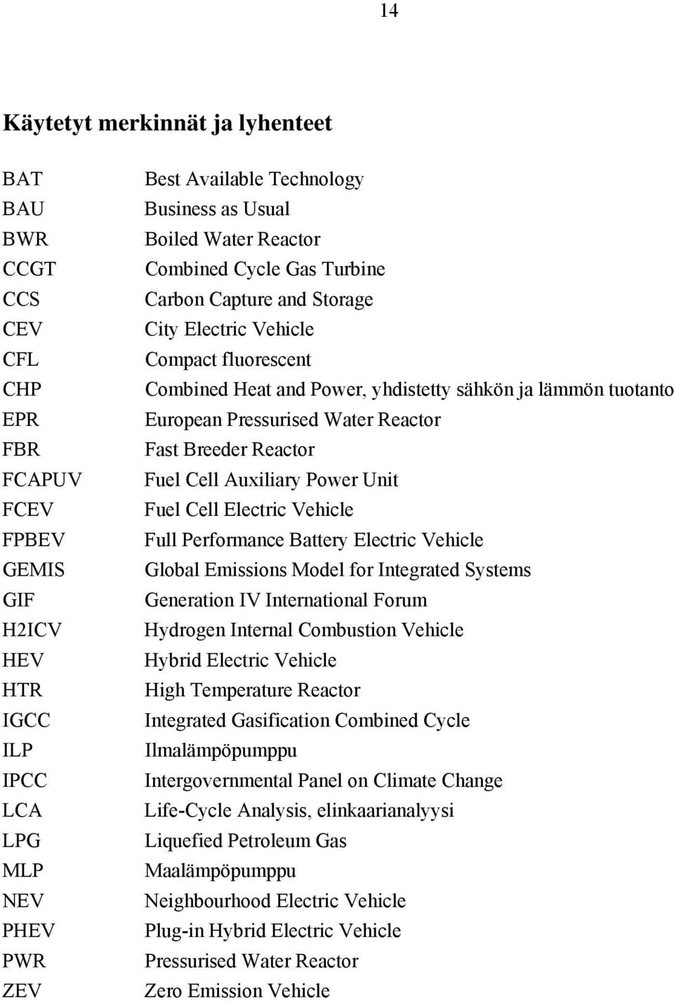 Pressurised Water Reactor Fast Breeder Reactor Fuel Cell Auxiliary Power Unit Fuel Cell Electric Vehicle Full Performance Battery Electric Vehicle Global Emissions Model for Integrated Systems