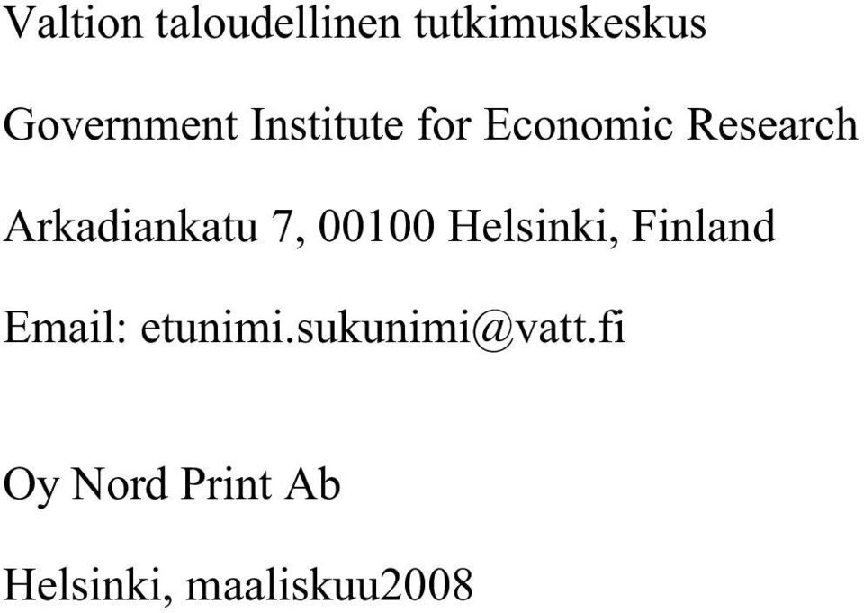 00100 Helsinki, Finland Email: etunimi.