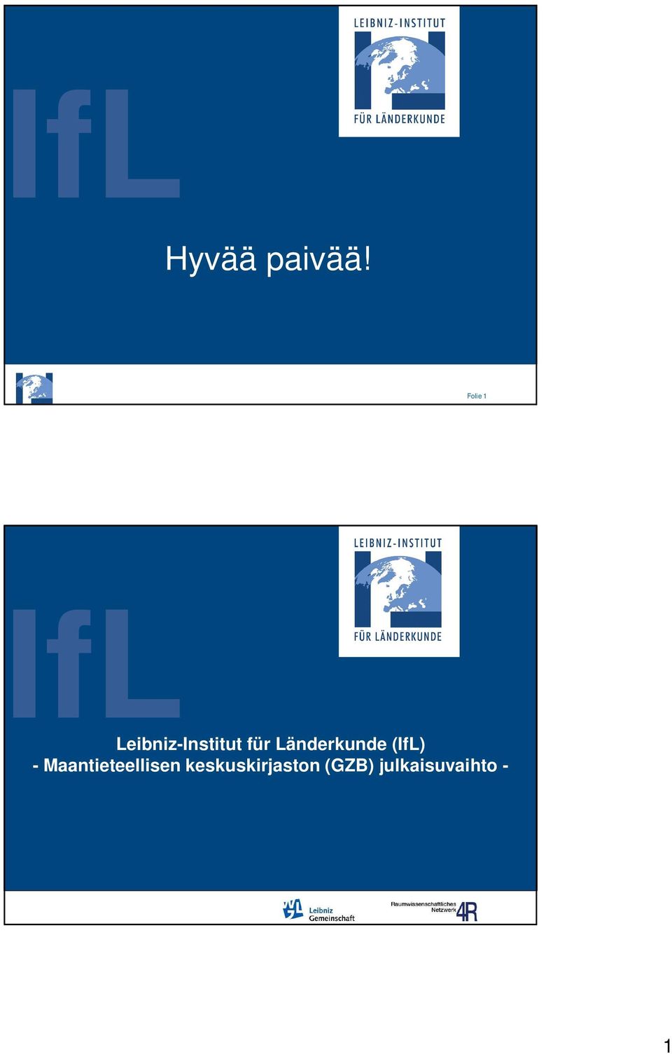 Länderkunde (IfL) -