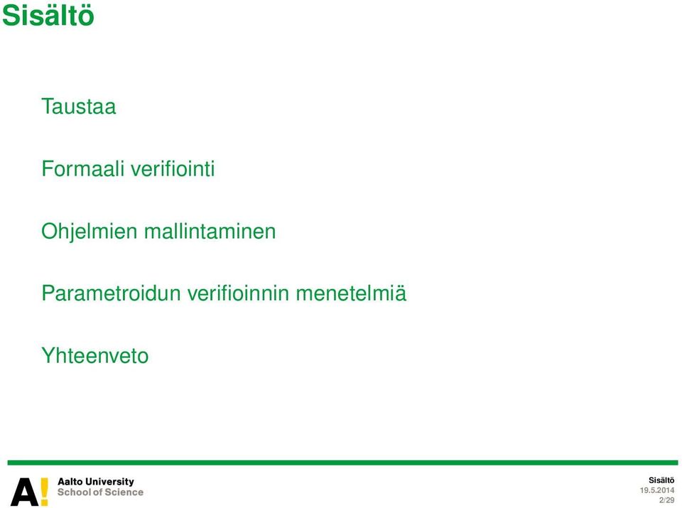 mallintaminen Parametroidun