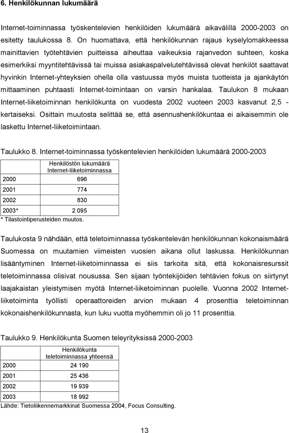 asiakaspalvelutehtävissä olevat henkilöt saattavat hyvinkin Internet-yhteyksien ohella olla vastuussa myös muista tuotteista ja ajankäytön mittaaminen puhtaasti Internet-toimintaan on varsin hankalaa.