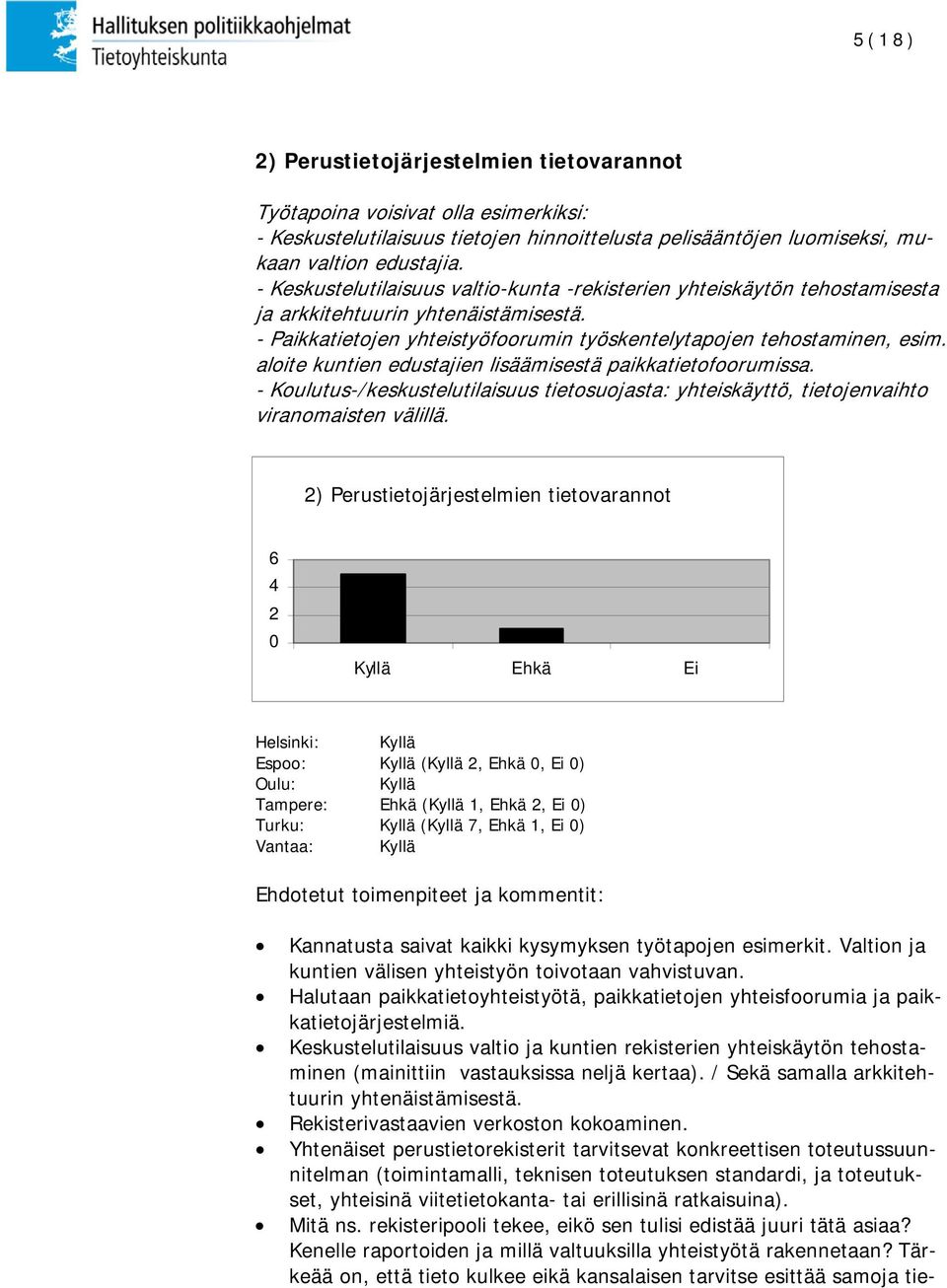 aloite kuntien edustajien lisäämisestä paikkatietofoorumissa. - Koulutus-/keskustelutilaisuus tietosuojasta: yhteiskäyttö, tietojenvaihto viranomaisten välillä.