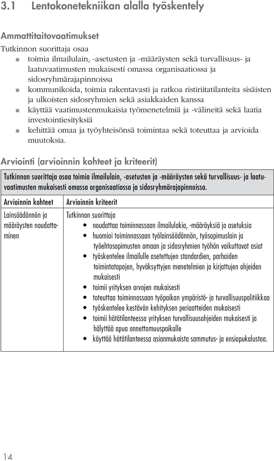 -välineitä sekä laatia investointiesityksiä kehittää omaa ja työyhteisönsä toimintaa sekä toteuttaa ja arvioida muutoksia.