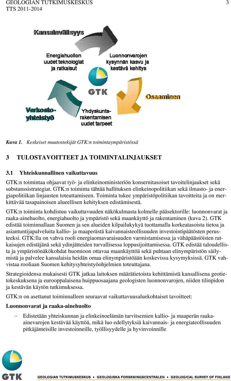 GTK:n toiminta tähtää hallituksen elinkeinopolitiikan sekä ilmasto- ja energiapolitiikan linjausten toteuttamiseen.