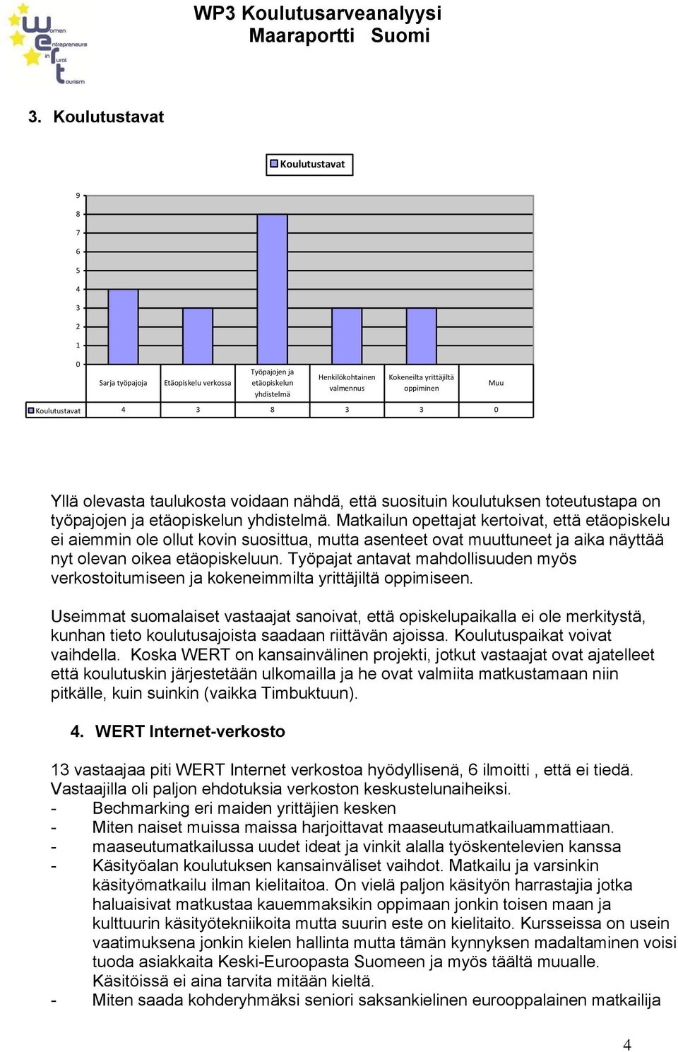 Matkailun opettajat kertoivat, että etäopiskelu ei aiemmin ole ollut kovin suosittua, mutta asenteet ovat muuttuneet ja aika näyttää nyt olevan oikea etäopiskeluun.