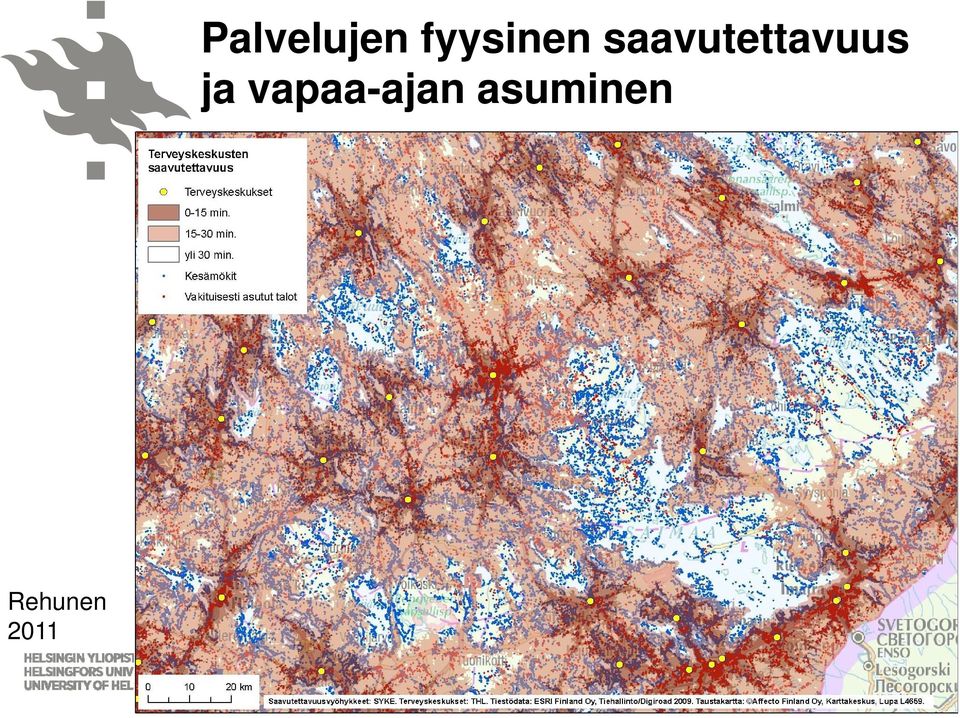 vapaa-ajan asuminen Rehunen