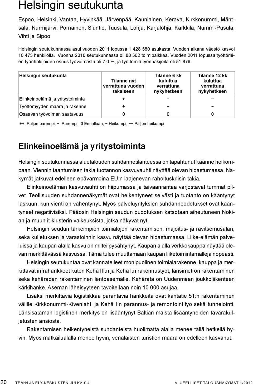 Vuoden 2011 lopussa työttömien työnhakijoiden osuus työvoimasta oli 7,0 %, ja työttömiä työnhakijoita oli 51 879.