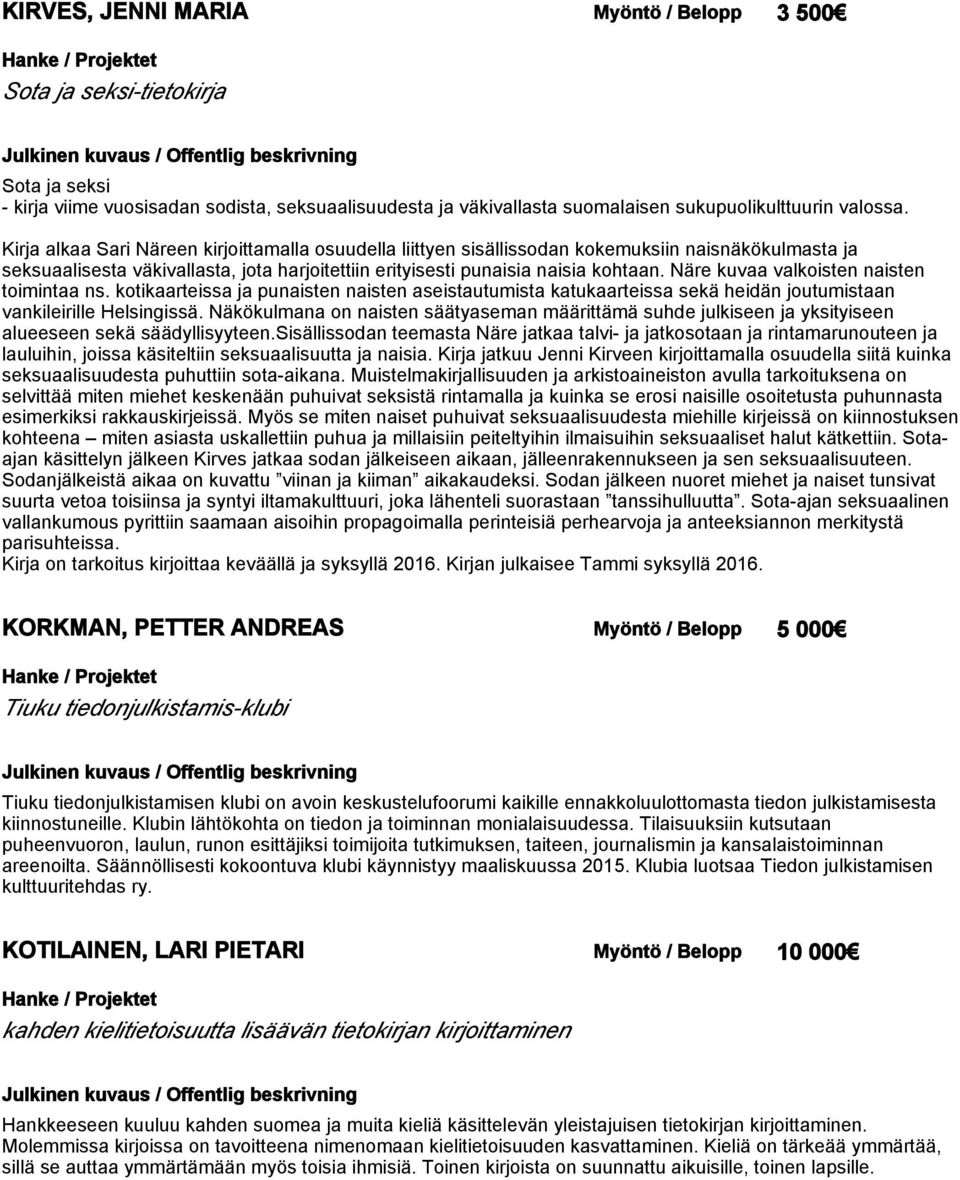 Näre kuvaa valkoisten naisten toimintaa ns. kotikaarteissa ja punaisten naisten aseistautumista katukaarteissa sekä heidän joutumistaan vankileirille Helsingissä.