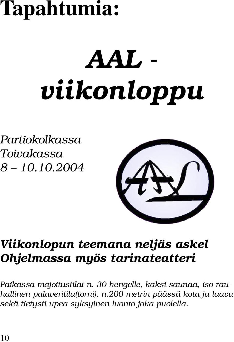 Paikassa majoitustilat n.