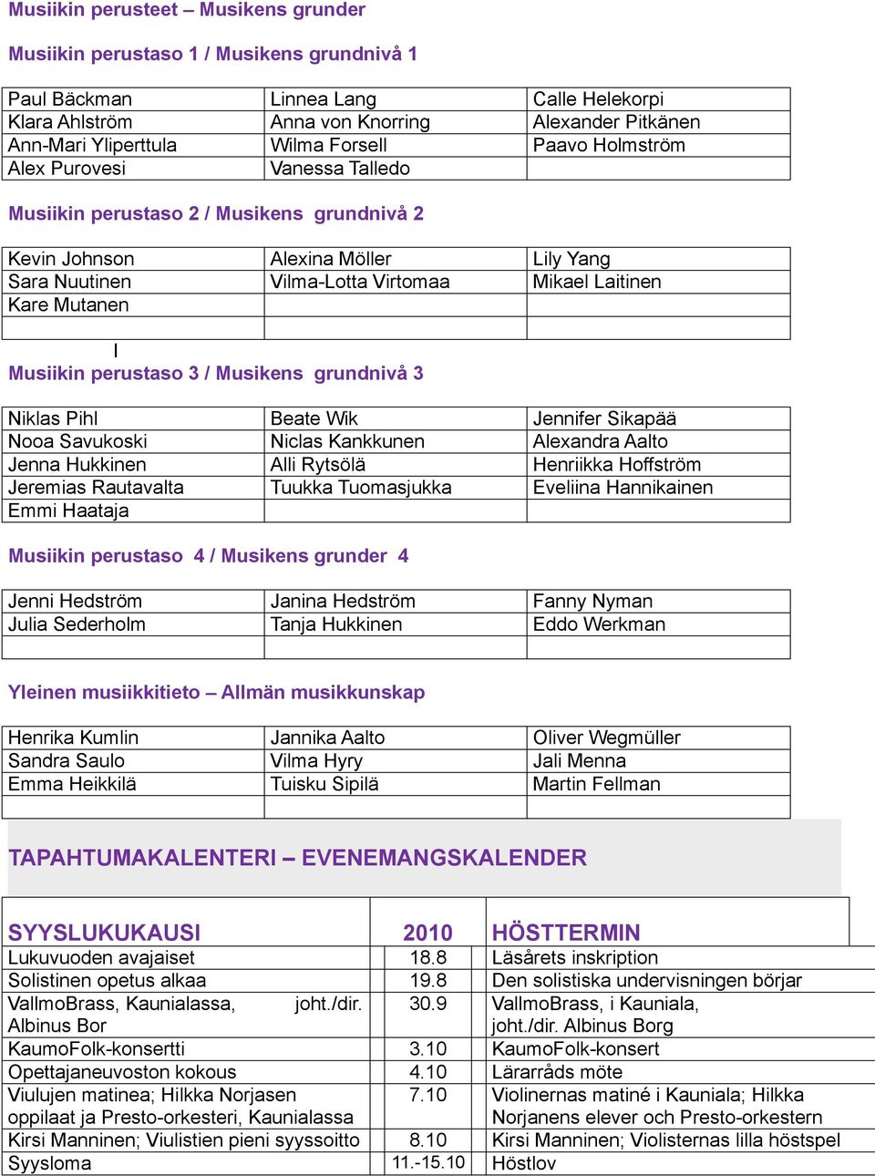 Mutanen I Musiikin perustaso 3 / Musikens grundnivå 3 Niklas Pihl Beate Wik Jennifer Sikapää Nooa Savukoski Niclas Kankkunen Alexandra Aalto Jenna Hukkinen Alli Rytsölä Henriikka Hoffström Jeremias