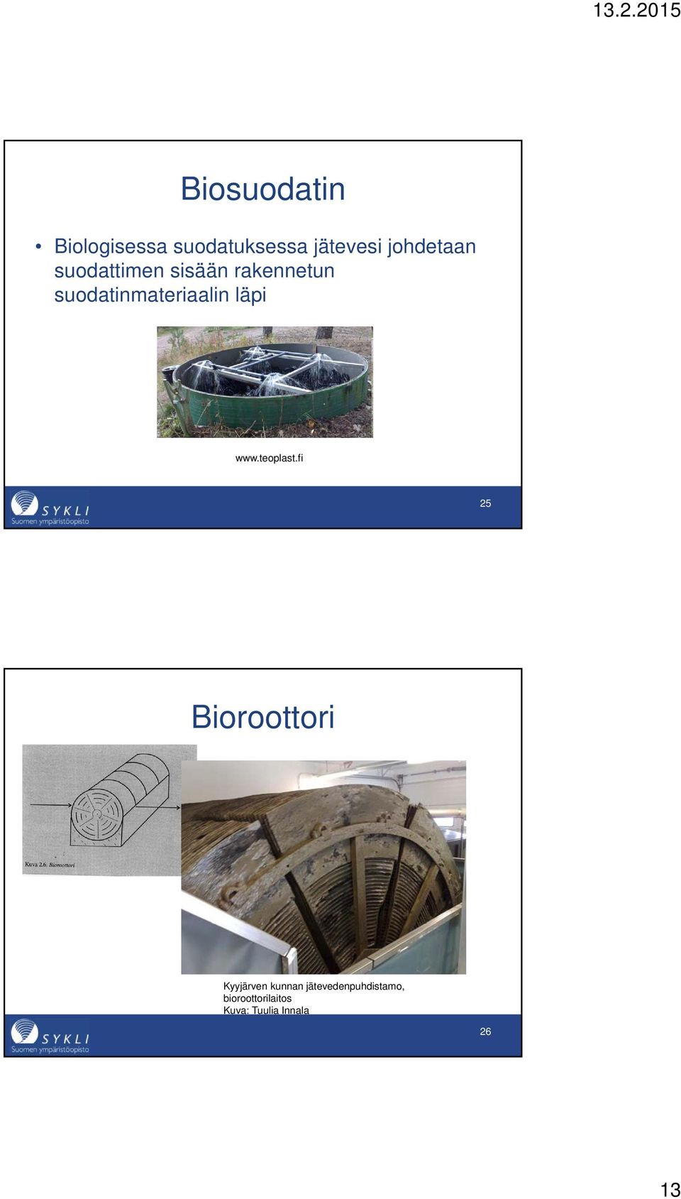 suodatinmateriaalin läpi www.teoplast.