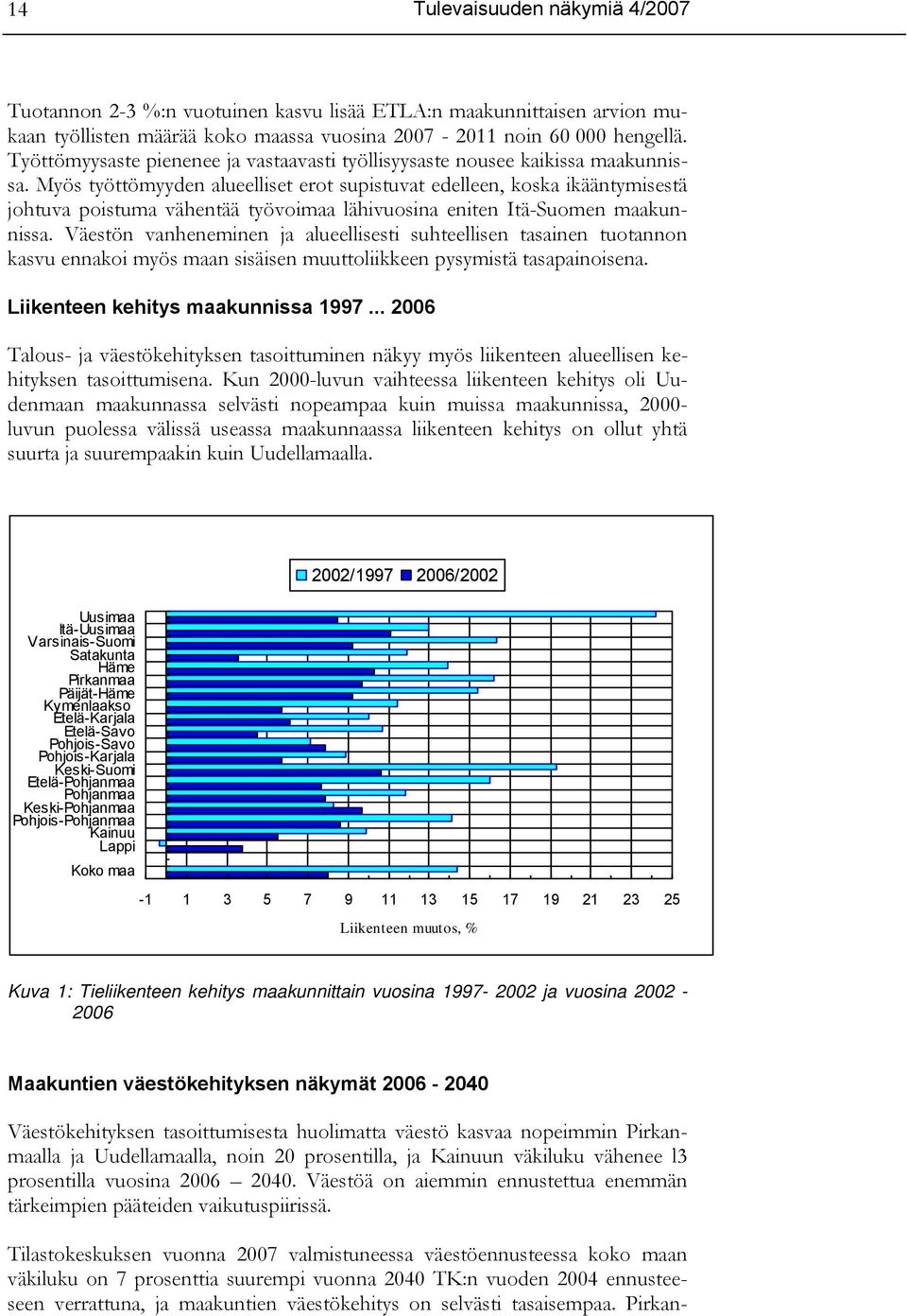 Myös työttömyyden alueelliset erot supistuvat edelleen, koska ikääntymisestä johtuva poistuma vähentää työvoimaa lähivuosina eniten Itä-Suomen maakunnissa.