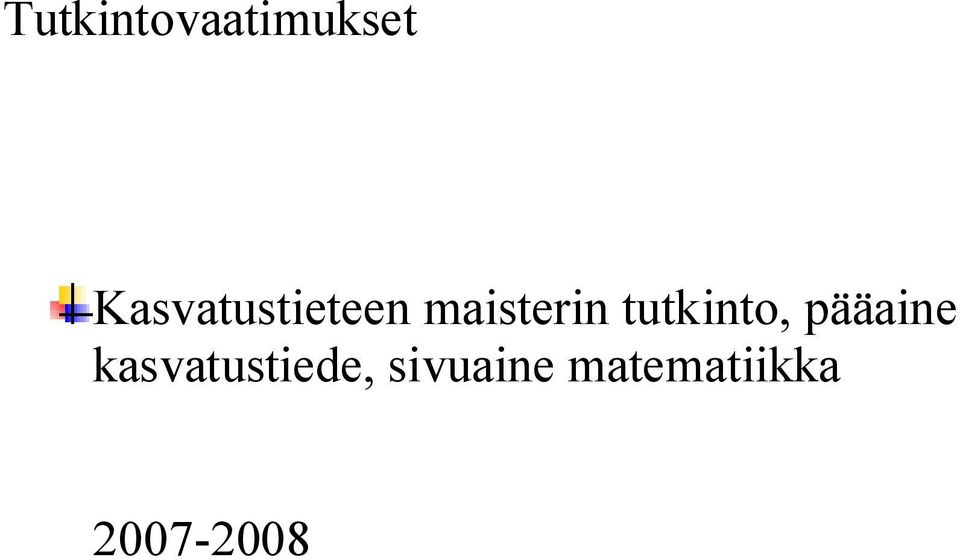 tutkinto, pääaine