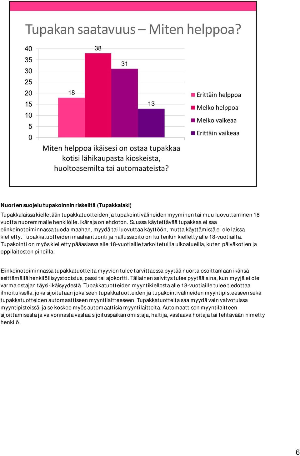 Tupakkatuotteiden maahantuonti ja hallussapito on kuitenkin kielletty alle 18-vuotiailta.