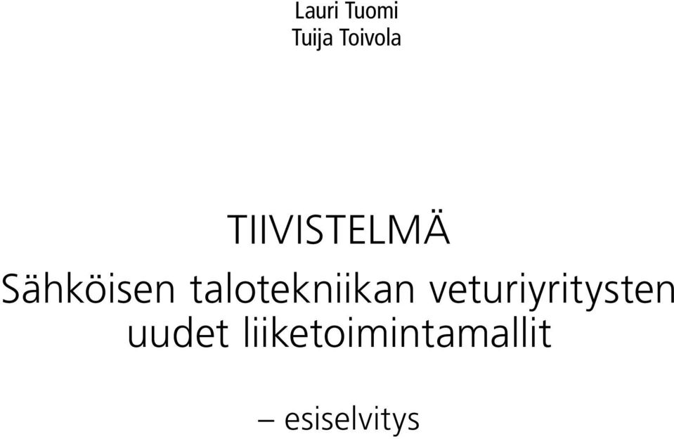 talotekniikan