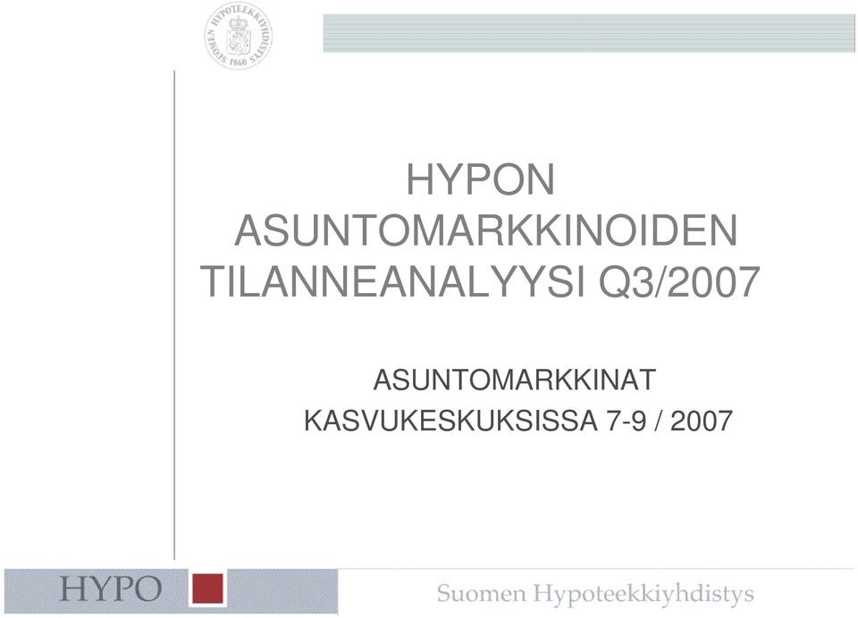 TILANNEANALYYSI