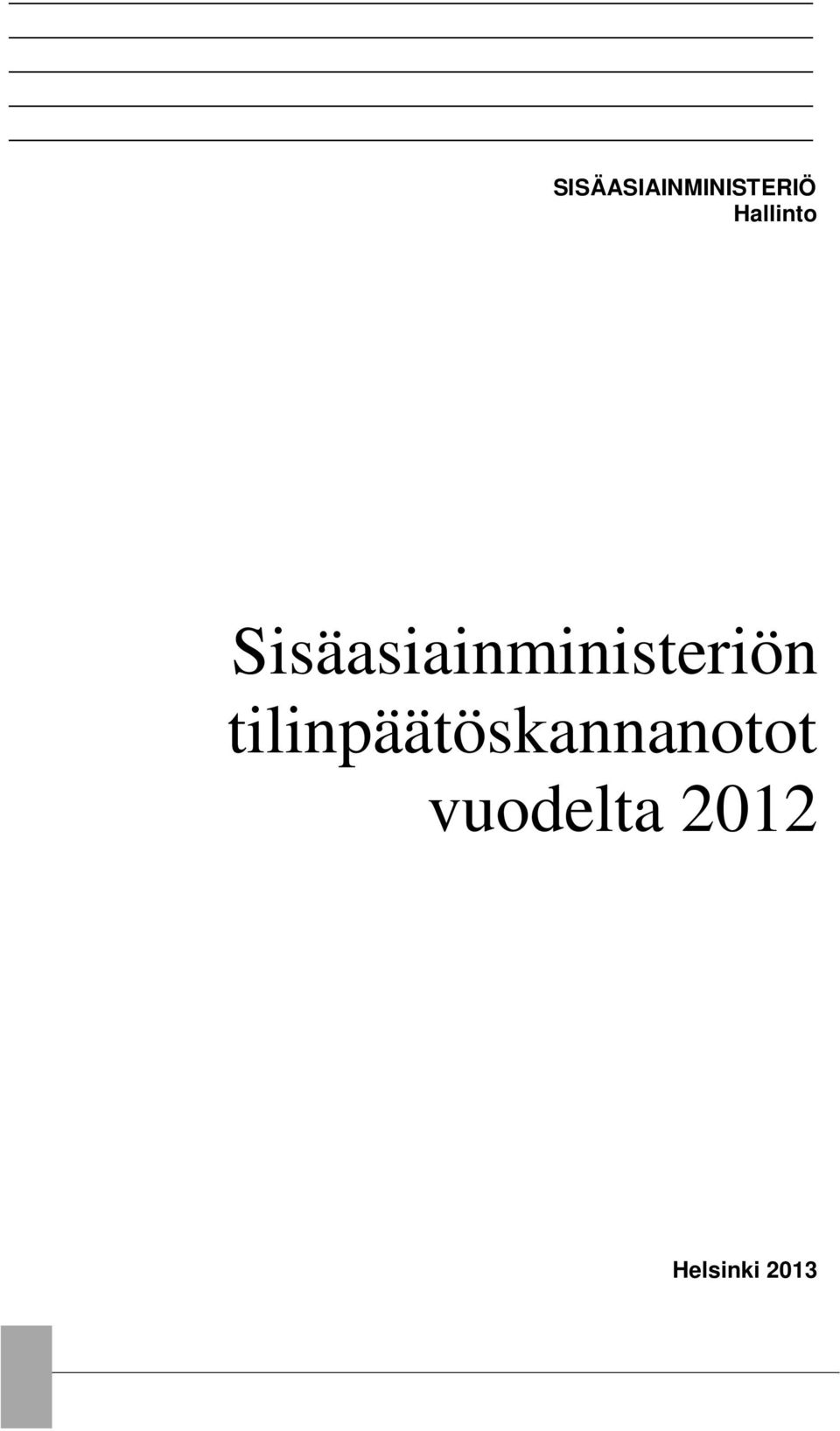 Sisäasiainministeriön