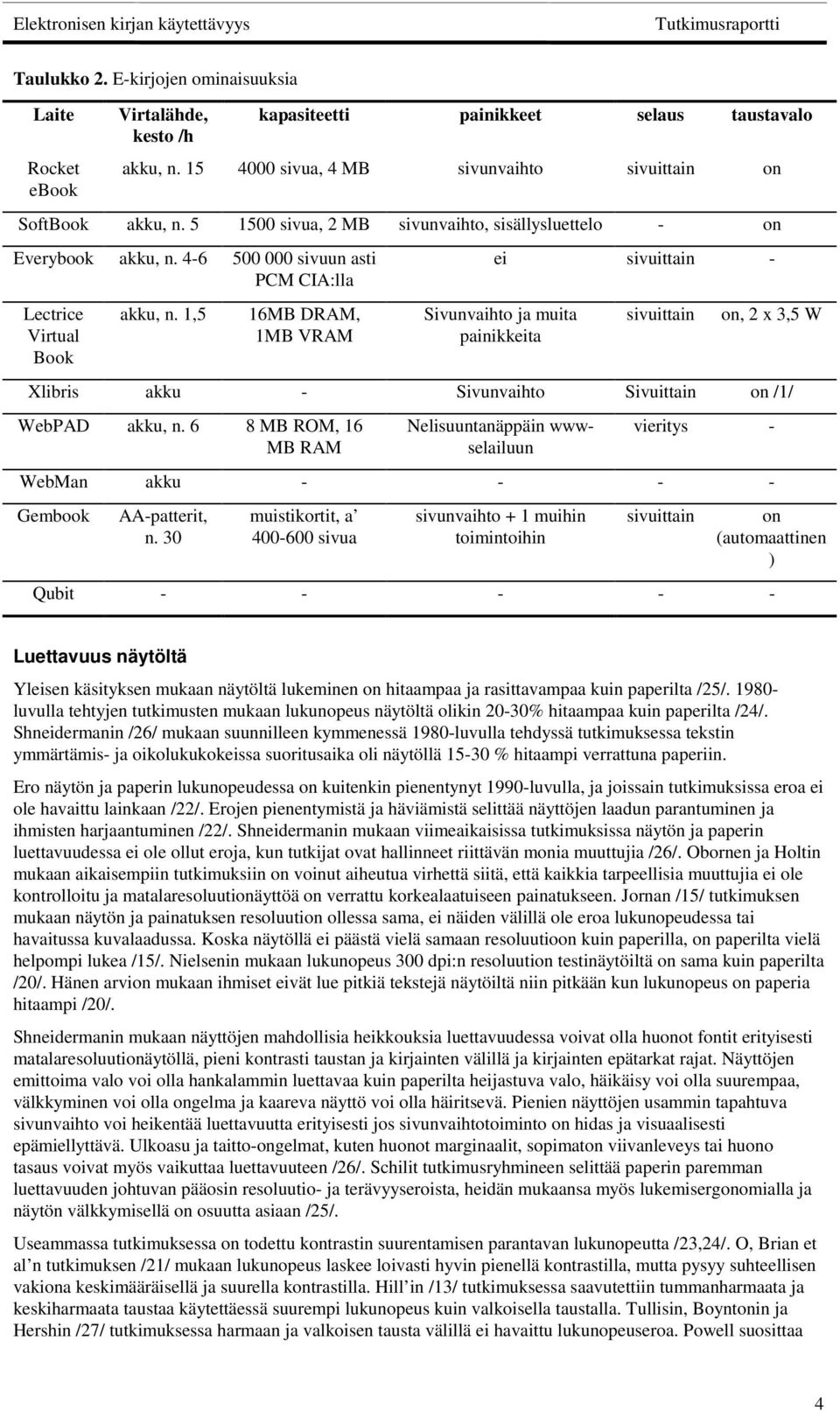 1,5 16MB DRAM, 1MB VRAM ei sivuittain - Sivunvaihto ja muita painikkeita sivuittain on, 2 x 3,5 W Xlibris akku - Sivunvaihto Sivuittain on /1/ WebPAD akku, n.