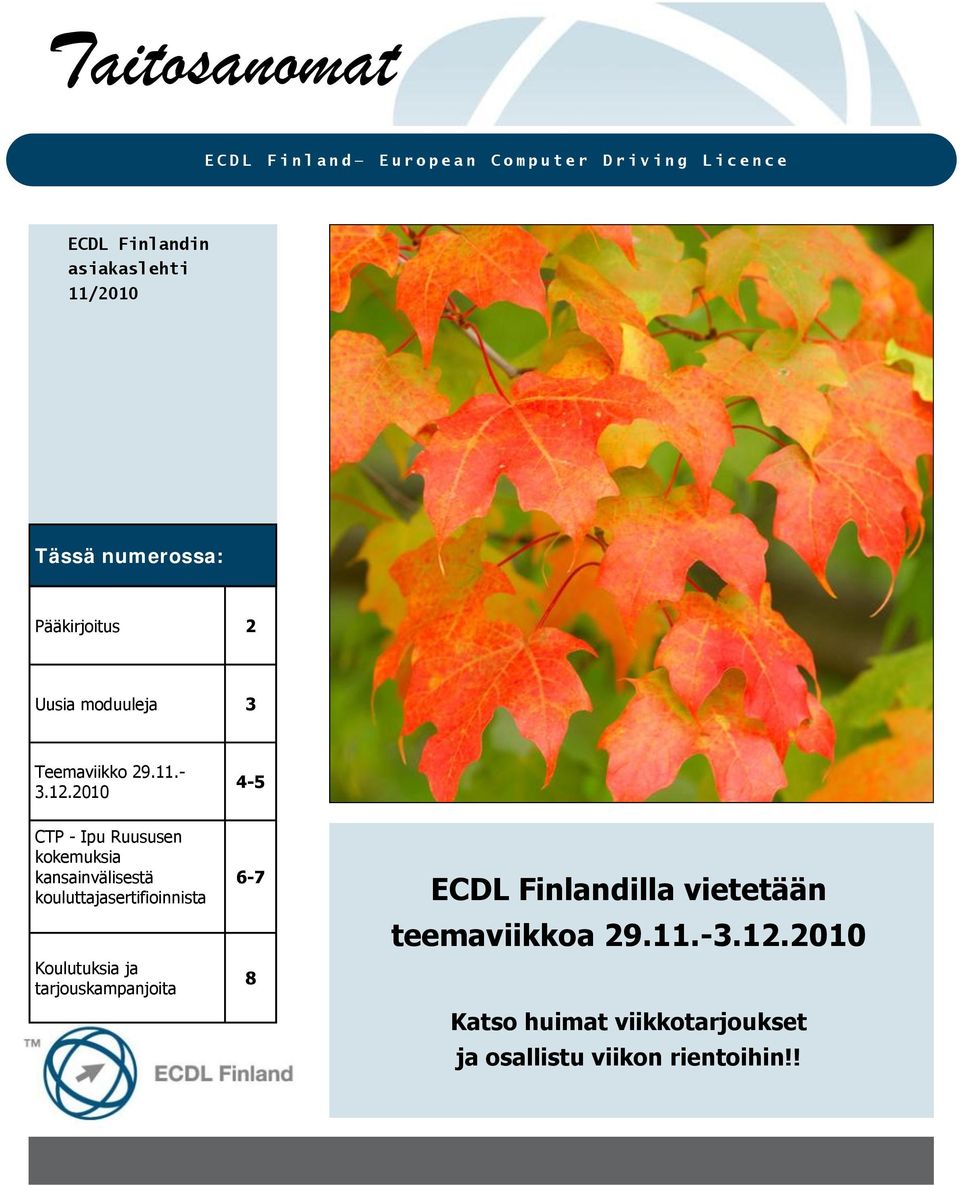 2010 4-5 CTP - Ipu Ruususen kokemuksia kansainvälisestä kouluttajasertifioinnista Koulutuksia ja