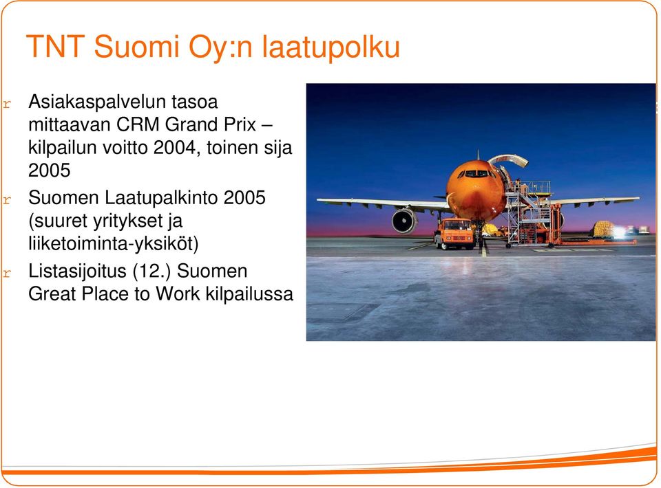 Suomen Laatupalkinto 2005 (suuret yritykset ja