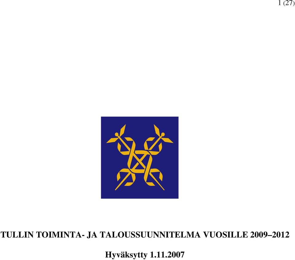 TALOUSSUUNNITELMA