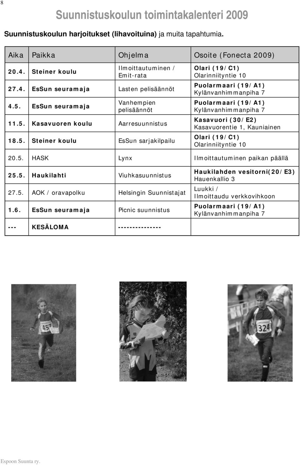 EsSun seuramaja Vanhempien pelisäännöt 11.5.