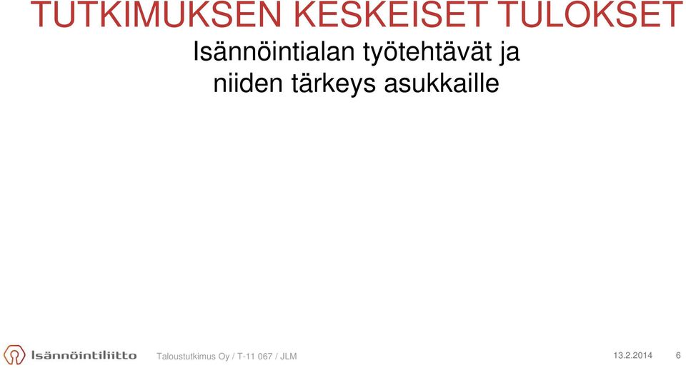 niiden tärkeys asukkaille