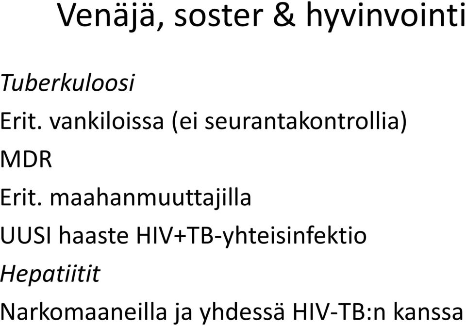 Erit. maahanmuuttajilla UUSI haaste